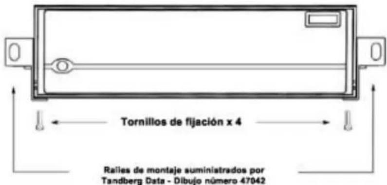 Tandberg Data SLR75 - Instrucciones para la instalación de raíles de montaje - 1