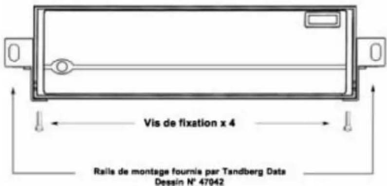 Tandberg Data SLR75 - Directives pour l'installation des rails de montage Tandberg SLR5 pour séries - 1