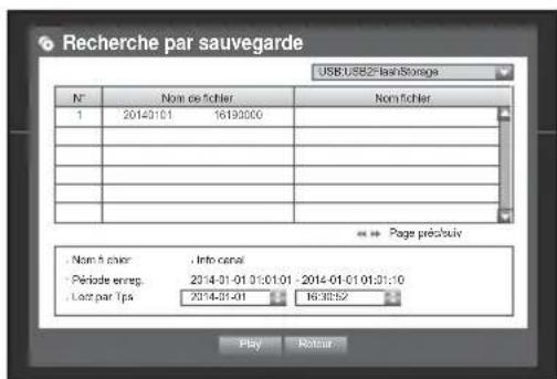 Hanwha SRD1676D - Recherche par sauvegarde - 1