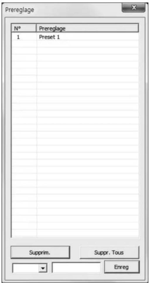 Hanwha SRD1676D - Pour activer un préréglage - 1