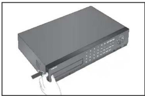 Hanwha SRD1676D - Installation du disque dur - 2