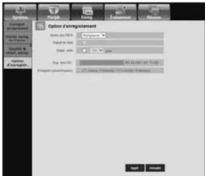 Hanwha SRD1676D - Option d'enregistrement - 1