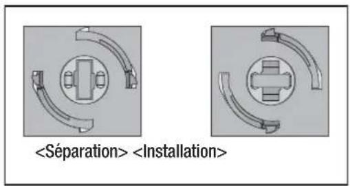 Hanwha SRD1676D - Prudence lors de l'installation du casier - 2