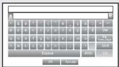 Hanwha SRD1676D - Utilisation du clavier virtuel - 1