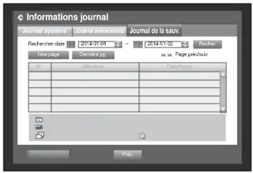 Hanwha SRD1676D - Des Sauvegardes - 1