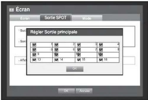 Hanwha SRD876D - Réglage de la Sortie principale - 2