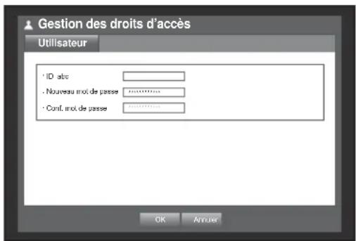 Hanwha SRD876D - Modification du mot de passe utilisateur - 1