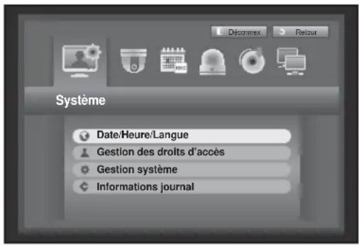 Hanwha SRD876D - Réglage de Date/Heure/Langue - 1