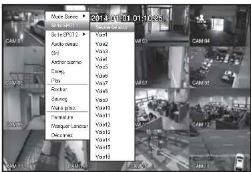 Hanwha SRD876D - Sélection d'un mode Sortie principale - 1