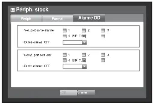 Hanwha SRD876D - Alarme disque dur - 1