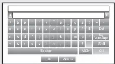 Hanwha SRD876D - Utilisation du clavier virtuel - 1