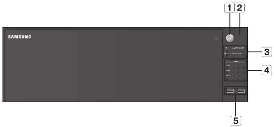 Hanwha SRN4000 - nomS deS CompoSanTS eT fonCTionS (faCade) - 1