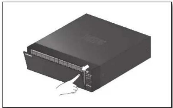 Hanwha SRN4000 - Lorsque you montez un disque dur - 1