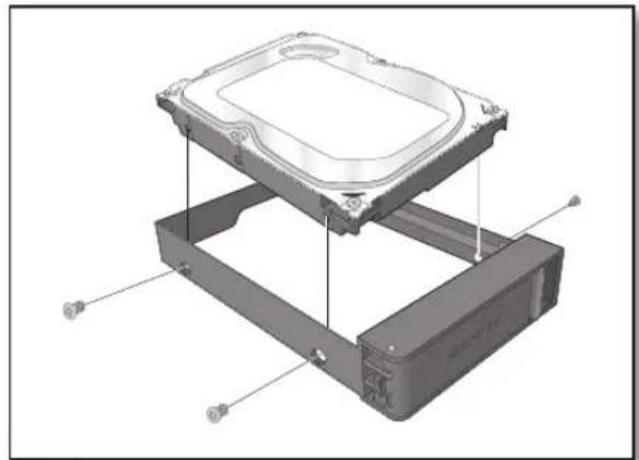 Hanwha SRN4000 - Lorsque you montez un disque dur - 3