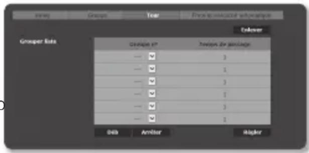 Hanwha SNP6230RH - pour configurer les réglages de tour - 1