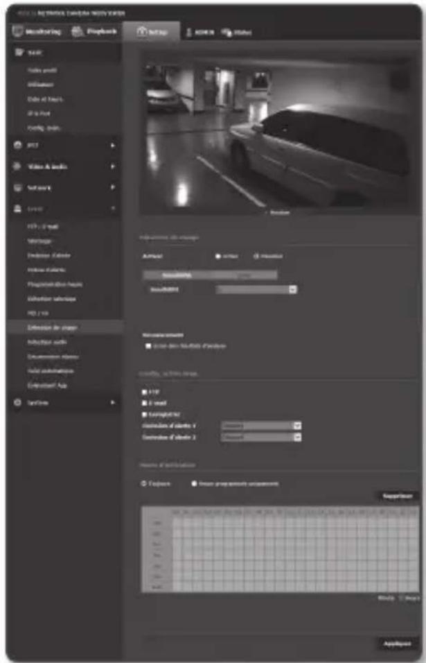 Hanwha SNP6230RH - Détction de visage - 1