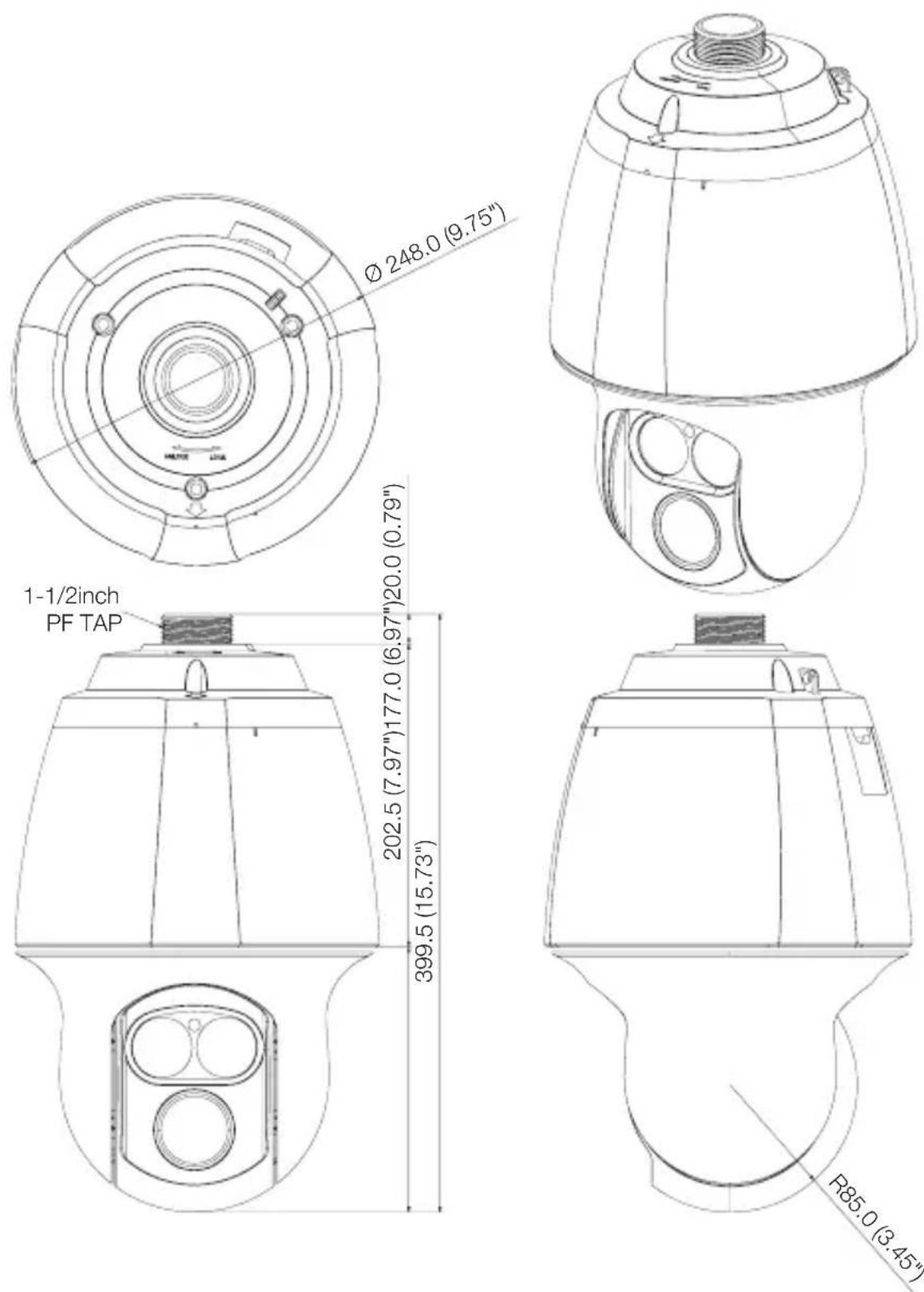 Hanwha SNP6230RH - Connexion des signaux de contrôle - 2