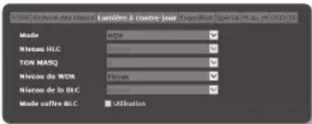 Hanwha SNP6230RH - Configuration WDR - 1