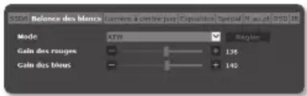Hanwha SNP6230RH - Configuration de la balance des blancs - 1