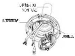 Hanwha SNP6230RH - Fixation de la base d'installation à l'aide du support - 6