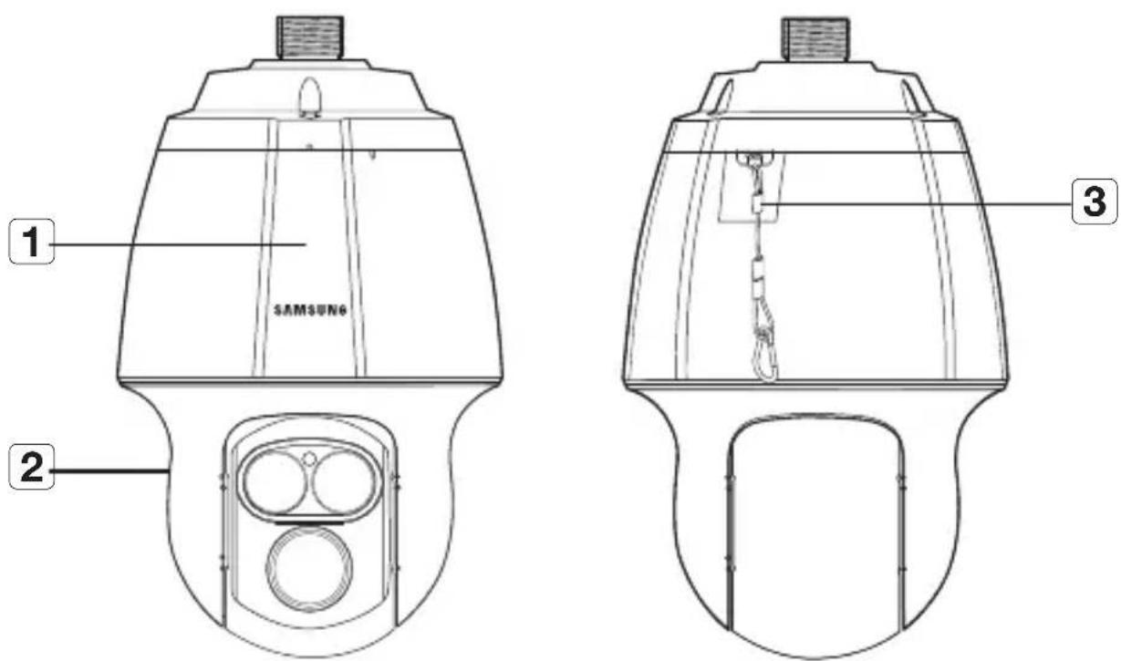 Hanwha SNP6230RH - Apparance - 1