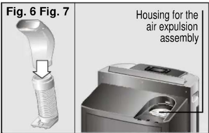BOSCH PAM20001 - Preparing the appliance before use Installing the air expulsion tube - 1