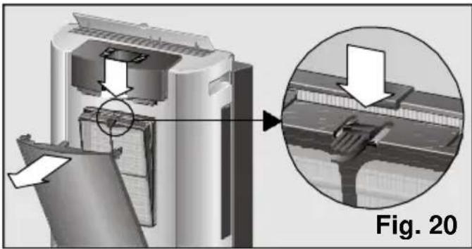 BOSCH PAM20001 - Cleaning and changing the purifying filters - 3