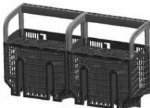 BOSCH SHX3AR52UC - Le panier à couverts Duo-Flex (certains modèles) - 2