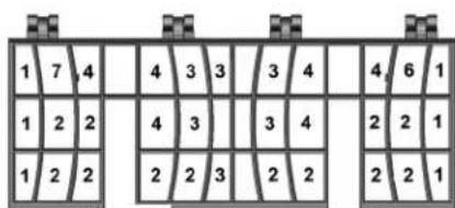 BOSCH SHX3AR52UC - Loading pattern for Duo-Flex &amp; Long Silverware Baskets - 2