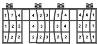 BOSCH SHX3AR52UC - Loading pattern for Duo-Flex &amp; Long Silverware Baskets - 1