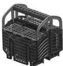 BOSCH SHX3AR52UC - Le panier à couverts Duo-Flex (certains modèles) - 1