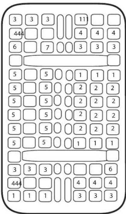 BOSCH SGE63E06UC - Suggested Loading for Place Settings - 3