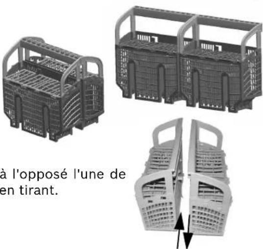 BOSCH SHE3AR52UC - Le panier à couverts flexible (certains modèles) - 1