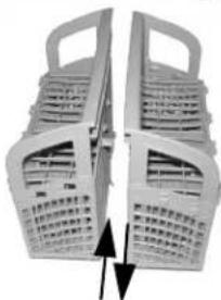 BOSCH SHE3AR52UC - Para separar la canasta para cubiertos flexible - 1
