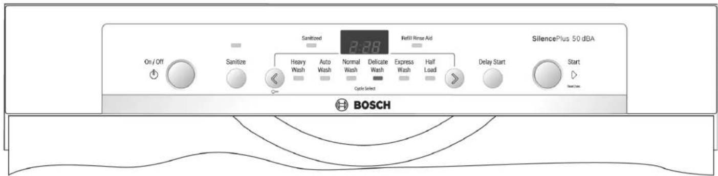 BOSCH SHE3AR52UC - Componentes de la lavadora de platos - 1