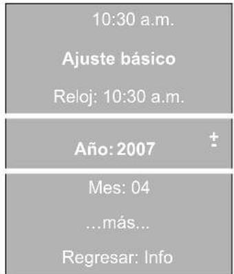 BOSCH HBN5450UC - Para programar la Fecha: - 1