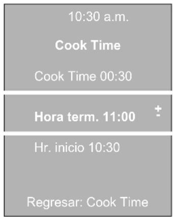 BOSCH HBN5450UC - Para programar Hora term.: - 1