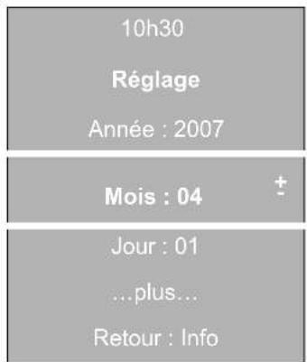 BOSCH HBN5450UC - Pour régler la date : - 2