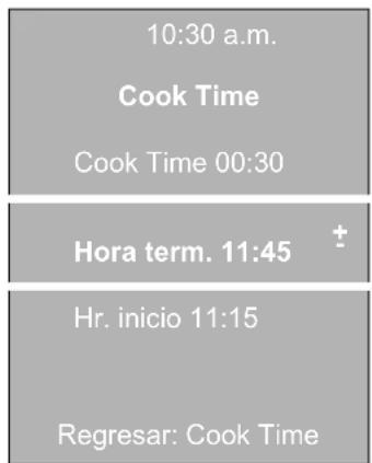 BOSCH HBN5450UC - Para programar Hora term.: - 2