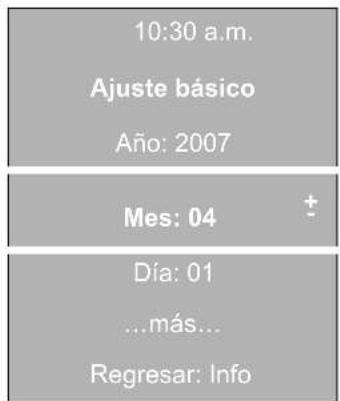 BOSCH HBN5450UC - Para programar la Fecha: - 2