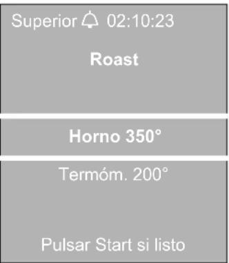 BOSCH HBN5450UC - Símbolos que aparecen en la pantalla* - 1