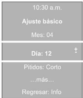 BOSCH HBN5450UC - Para programar la Fecha: - 3