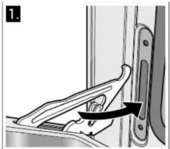 BOSCH HBX33R52 - Montar la puerta del aparato - 1