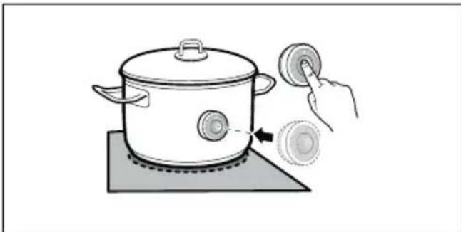 BOSCH PXY801KW1E - Colocar el Sensor de coccción inalámbrico - 1