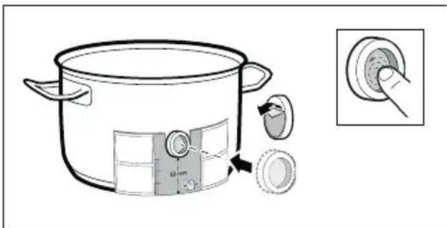BOSCH PXY801KW1E - Satta fast silikonlappen - 1