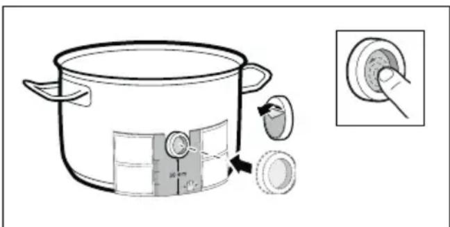 BOSCH PXY801KW1E - Aufkleben des Silikonpatches - 1