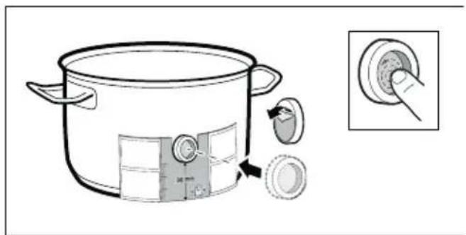 BOSCH PXY801KW1E - Påklæbning af silikone-patchen - 1