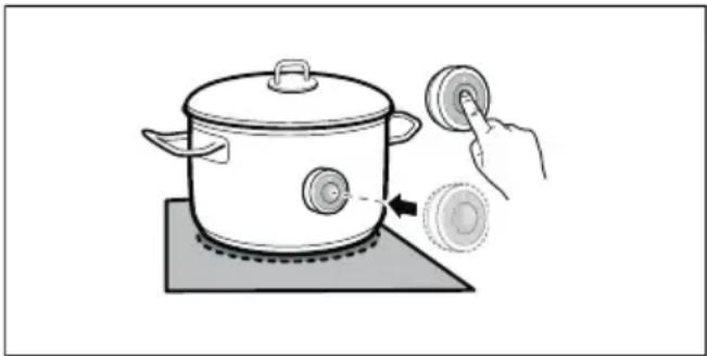 BOSCH PXY801KW1E - Bezvadu temperatūras sensora piestiprināsana - 1
