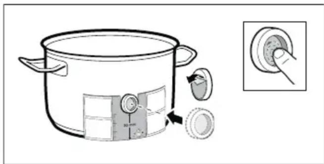 BOSCH PXY801KW1E - Collage du patch en silicone - 1