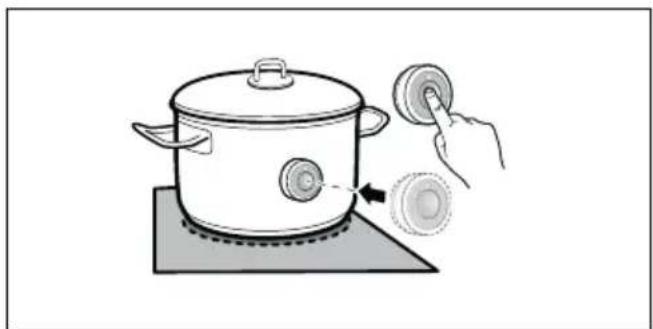 BOSCH PXY801KW1E - Kabellosen Kochsensor anbringen - 1